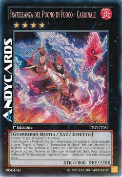 FRATELLANZA DEL PUGNO DI FUOCO - CARDINALE