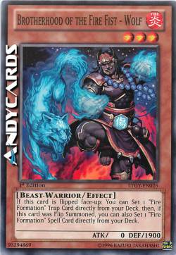 FRATELLANZA DEL PUGNO DI FUOCO - LUPO