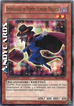 IMPRESARIO DI POMPE FUNEBRI MAGICO