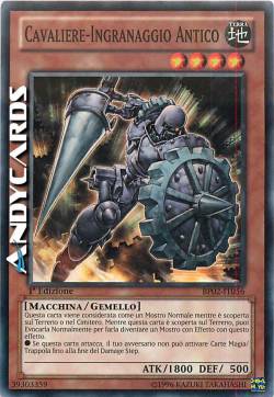 CAVALIERE-INGRANAGGIO ANTICO