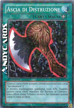 ASCIA DI DISTRUZIONE