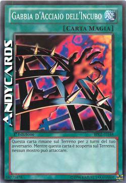 GABBIA D'ACCIAIO DELL'INCUBO