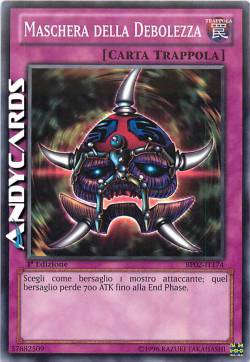 MASCHERA DELLA DEBOLEZZA