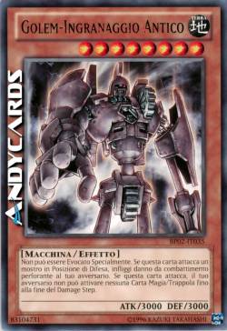 GOLEM-INGRANAGGIO ANTICO