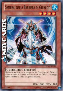 SAMURAI DELLA BARRIERA DI GHIACCIO