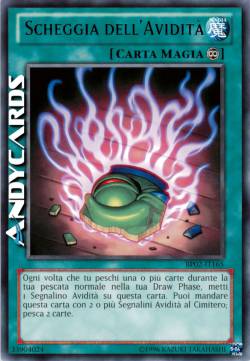 SCHEGGIA DELL'AVIDITÀ