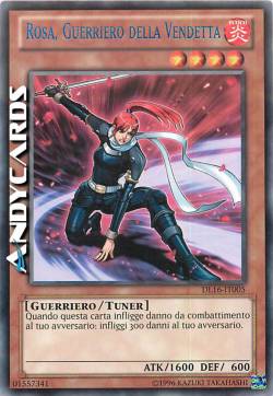 ROSA GUERRIERO DELLA VENDETTA
