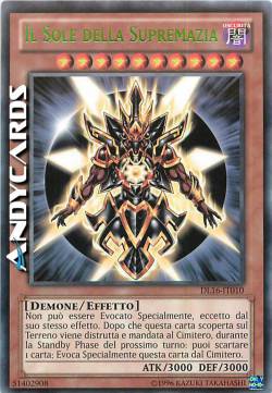 IL SOLE DELLA SUPREMAZIA