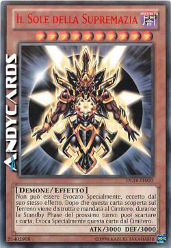 IL SOLE DELLA SUPREMAZIA