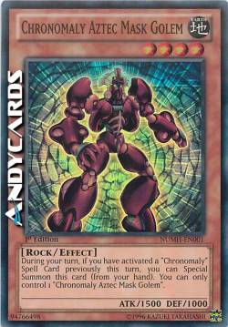 CRONOMALIA GOLEM MASCHERA AZTECA