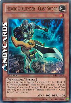 SFIDANTE EROICO - SPADA AGGANCIATA