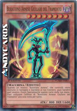 BURATTINO ARNESE GIULLARE DEL TRAMONTO