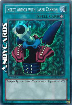 ARMATURA INSETTO CON CANNONE LASER