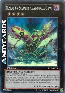 NUMERO 66: SCARABEO MAESTRO DELLE CHIAVI