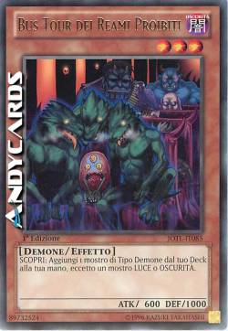 BUS TOUR DEI REAMI PROIBITI