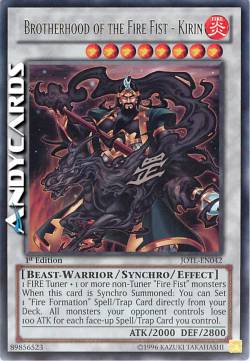 FRATELLANZA DEL PUGNO DI FUOCO - KIRIN