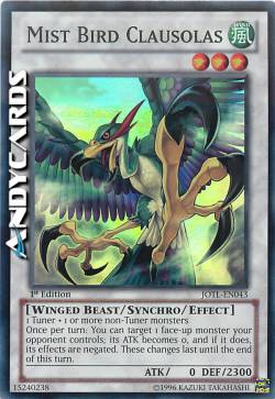 CLAUSOLAS UCCELLO DELLA NEBBIA