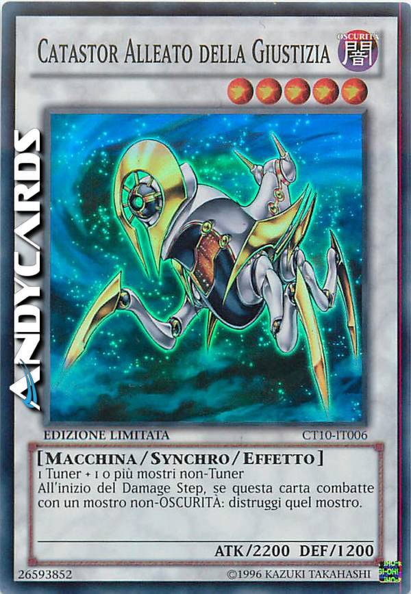 thumbnail image 2 of Yu-Gi-Oh! DT01-JP035 Ally Of Justice Catastor - Japanese Duel Terminal Rare (Lightly Played) 2 of 6
