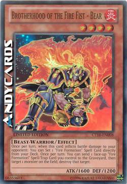 FRATELLANZA DEL PUGNO DI FUOCO - ORSO