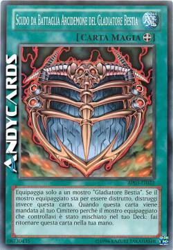 SCUDO DA BATTAGLIA ARCIDEMONE DEL GLADIATORE BESTIA