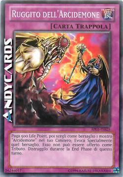 RUGGITO DELL'ARCIDEMONE