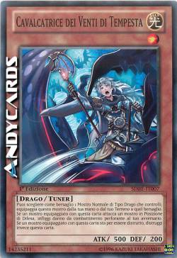 CAVALCATRICE DEI VENTI DI TEMPESTA