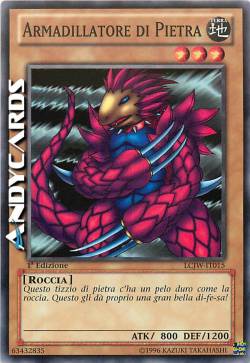 ARMADILLATORE DI PIETRA