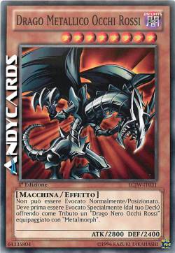 DRAGO METALLICO OCCHI ROSSI