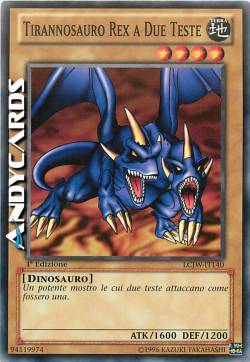 TIRANNOSAURO REX A DUE TESTE