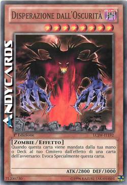 DISPERAZIONE DALL'OSCURITÀ