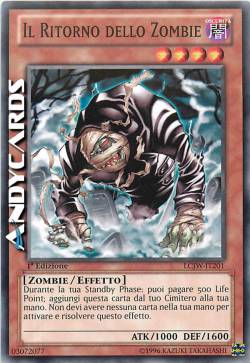 IL RITORNO DELLO ZOMBIE