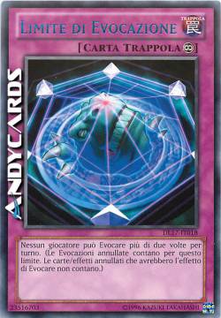 LIMITE DI EVOCAZIONE