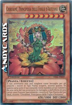 CHIRUBIMÉ, PRINCIPESSA DELLE FOGLIE D'AUTUNNO