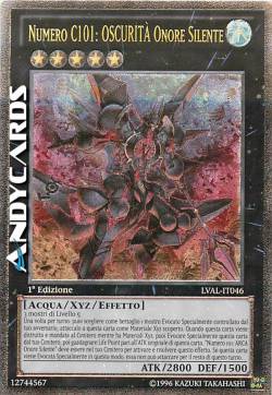 NUMERO C101: OSCURITA' ONORE SILENTE