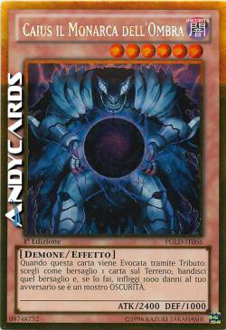 CAIUS IL MONARCA DELL'OMBRA