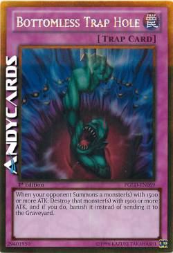 BOTTOMLESS TRAP HOLE