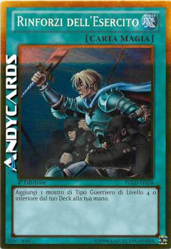 RINFORZI DELL'ESERCITO