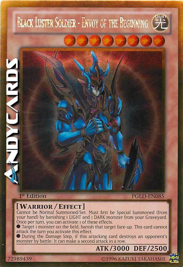 rarest yugioh card black luster soldier Black Luster Soldier - Legendary Swordsman - Maze of Memories