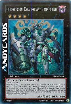 CAIRNGORGON, CAVALIERE ANTILUMINESCENTE