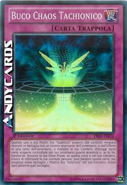 BUCO CHAOS TACHIONICO
