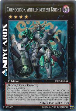 CAIRNGORGON, CAVALIERE ANTILUMINESCENTE