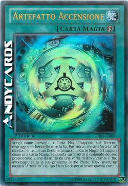 ARTEFATTO ACCENSIONE