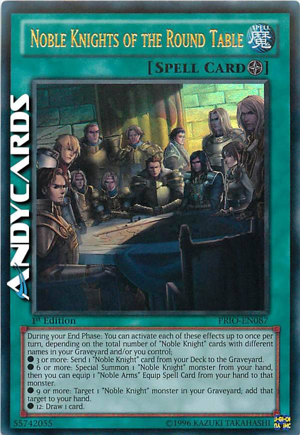 遊戯王 Noble Knight of the Round Table Set（NOBLE KNIGHTS OF THE 