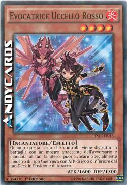 EVOCATRICE UCCELLO ROSSO