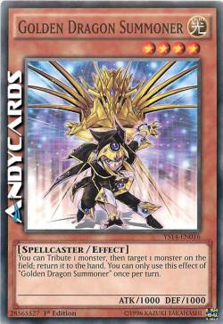 EVOCATORE DRAGO DORATO