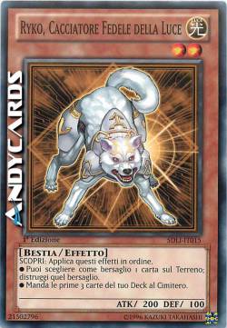 RYKO, CACCIATORE FEDELE DELLA LUCE