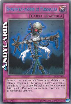 SPAVENTAPASSERI DI FERRAGLIA