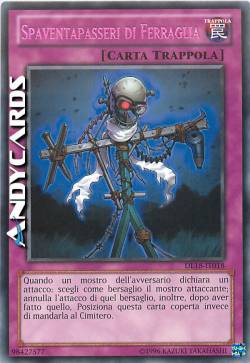 SPAVENTAPASSERI DI FERRAGLIA