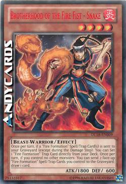 FRATELLANZA DEL PUGNO DI FUOCO - SERPENTE