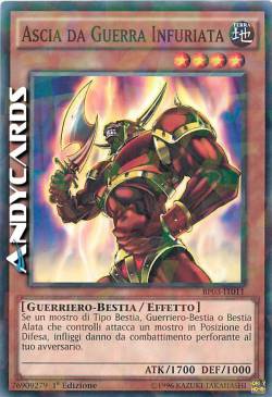 ASCIA DA GUERRA INFURIATA